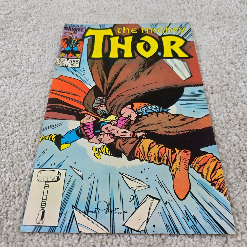Marvel Comic Book The Mighty Thor #355 May 1985 Copper Age Simonson Art